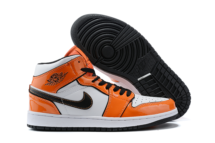 Newest Air Jordan 1 White Orange Black